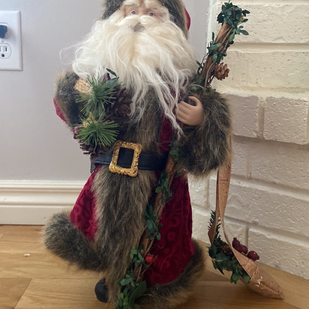 Rustic Santa Clause Figure Doll - Picture 4 of 6